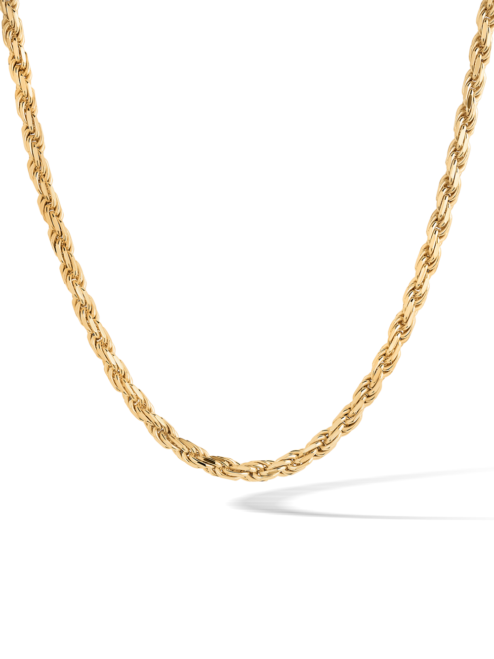3.5mm 14k Gold Rope Chain