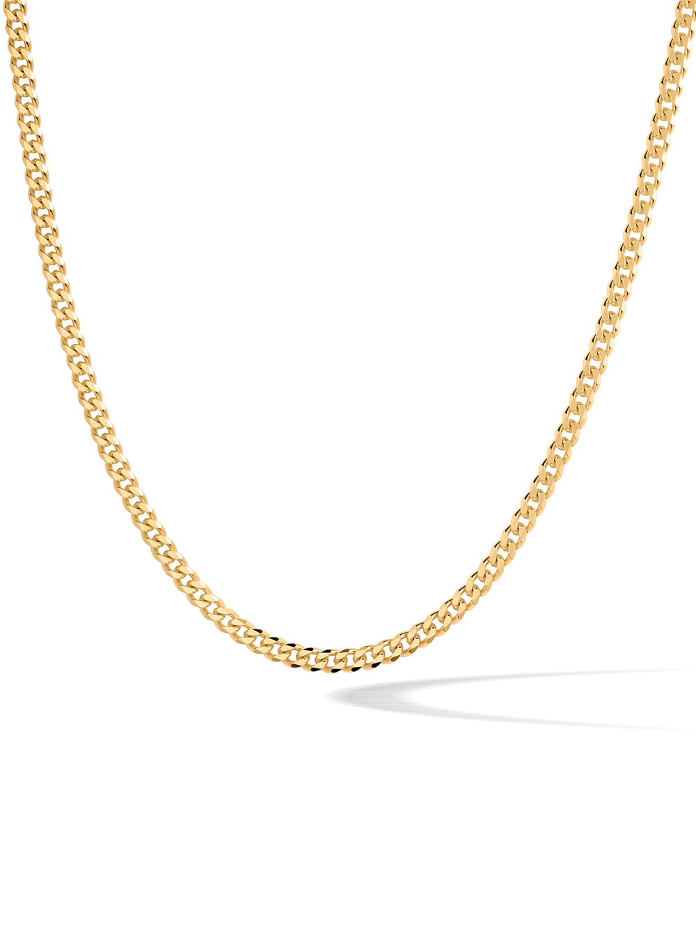 3mm 14k Gold Curb Chain