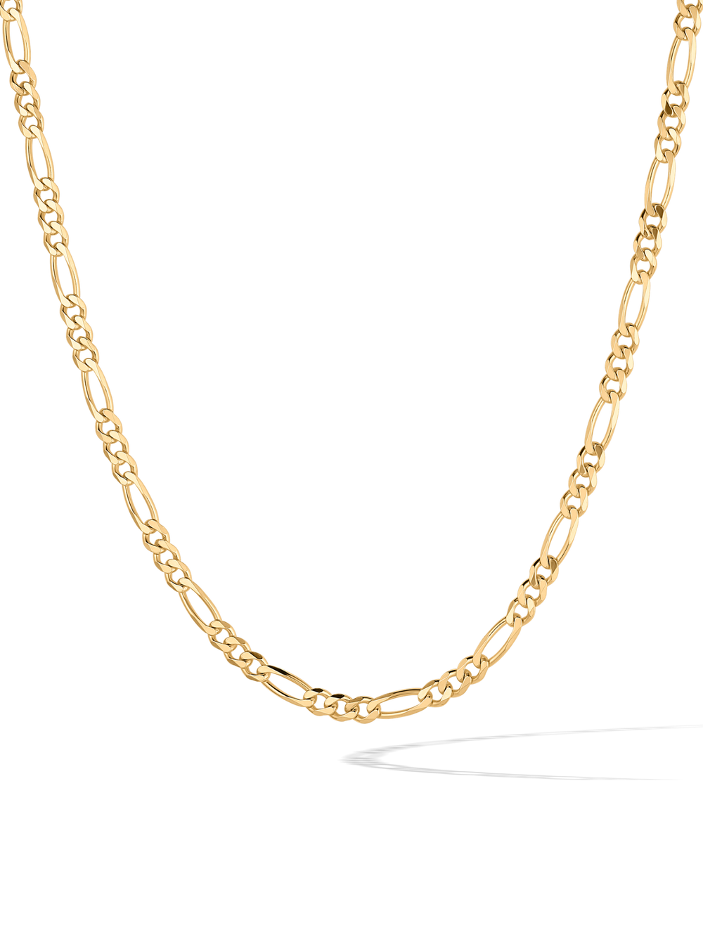 2.5mm 14k Figaro Chain