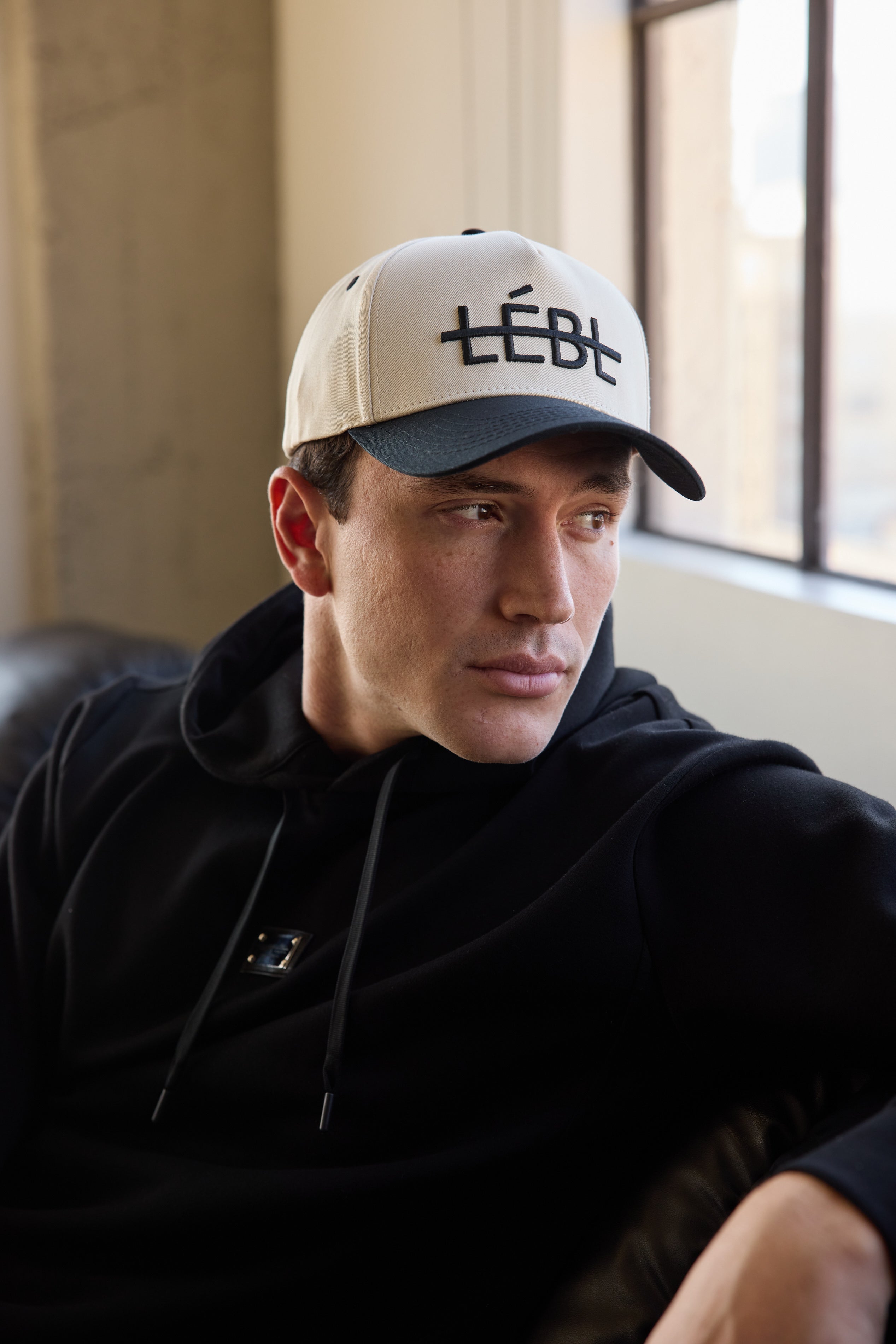 MENS BLACK MALTON TRUCKER CAP | PSYCHO BUNNY – Psycho Bunny