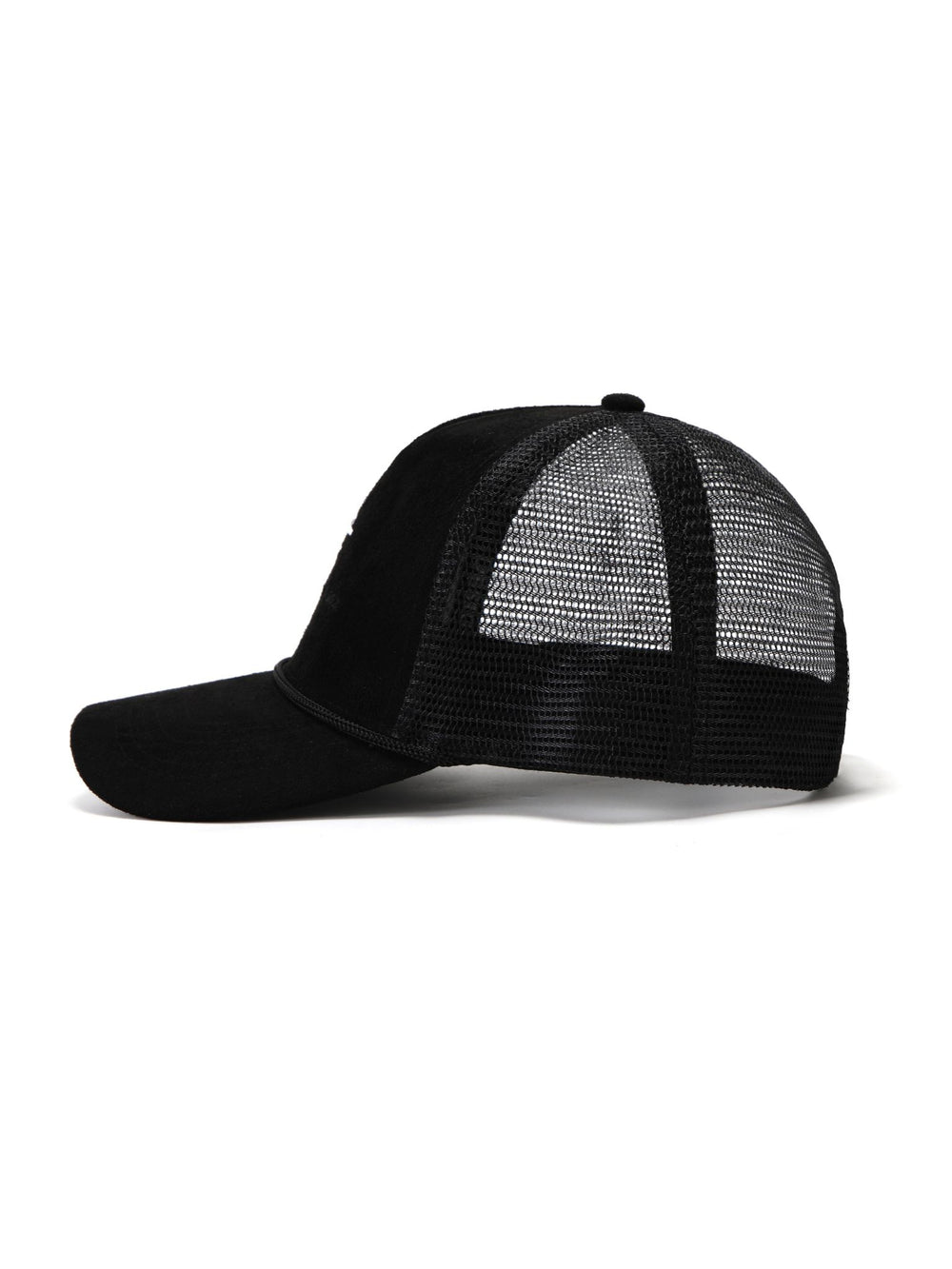 Sundéy Suede Trucker Hat (Black)