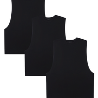 Malibu Tank // Black 3 pack