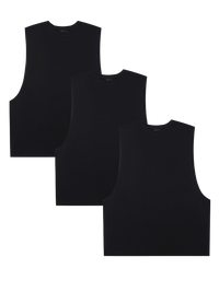 Malibu Tank // Black 3 pack